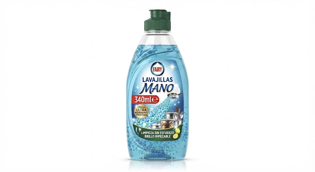 Fairy Lavavajillas Mano 480ml Botella Plástico