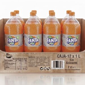 Fanta Naranja Zero | CAJA-12 (1 l)