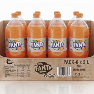 Fanta Naranja Zero Pack-6 (2 l)