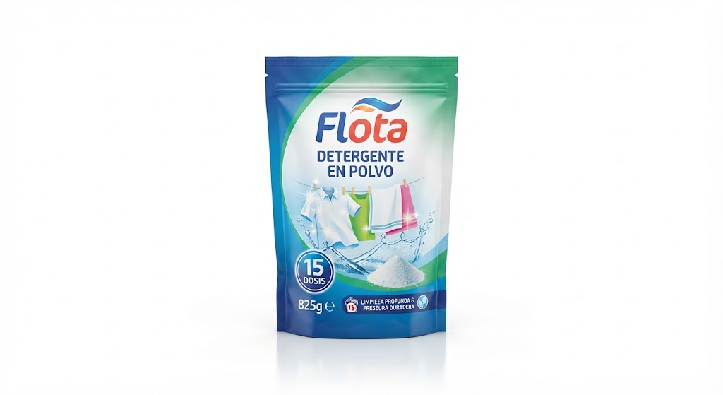 Flota Detergente Polvo Bolsa 825 g / 15 Dosis