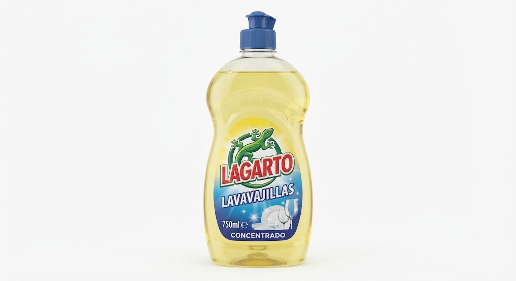 Lagarto Lavavajillas 750ml Botella Plástico