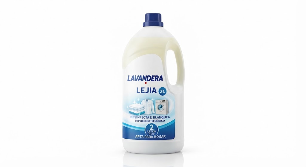Lavandera Lavandera Lejia 2 L Botella Plástico