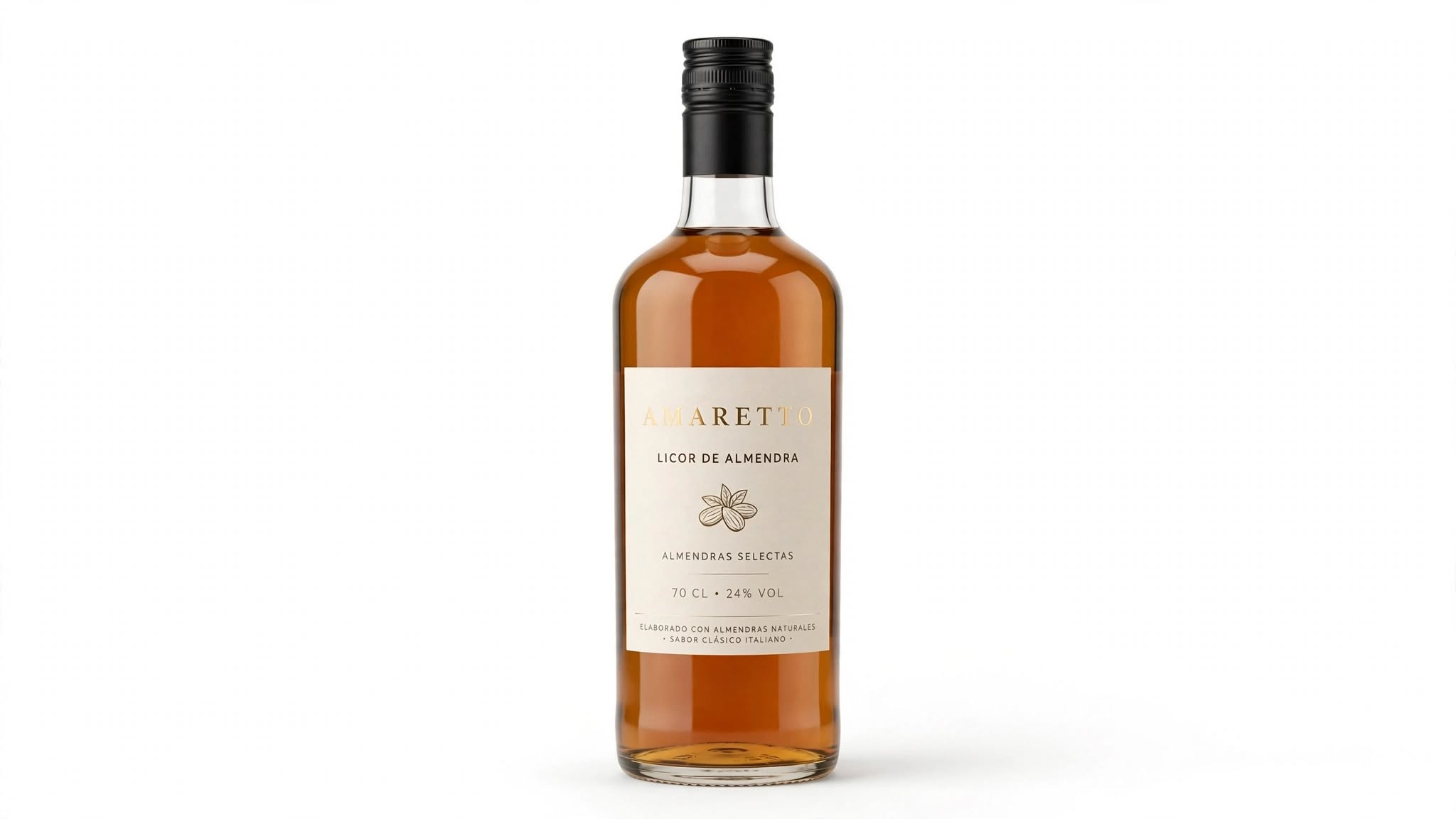 Licor Venice Amaretto Botella de 70 cl - Cristal