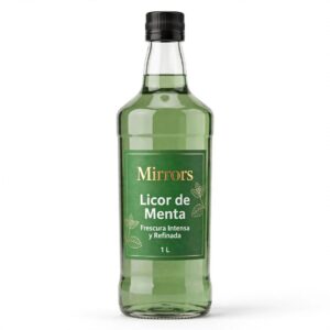 Licor de Menta Mirrors – Frescura Intensa y Refinada (1 l)