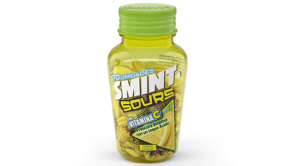 Smints Sours – Frescura Intensa con un Toque Ácido (Pack de 6 Latas)