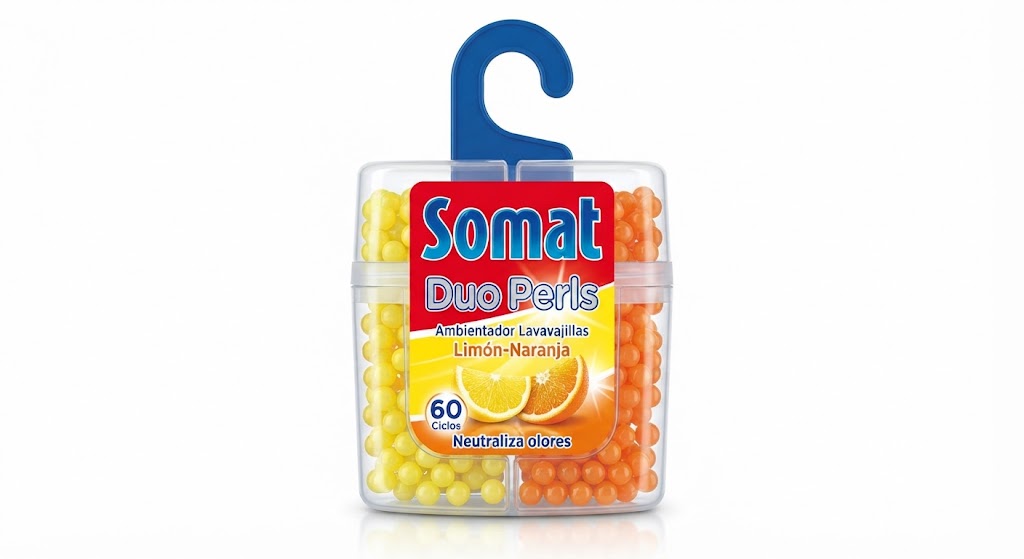 Somat Lavavajillas Aditivo Ambien Duo Perls Limon-Naranja