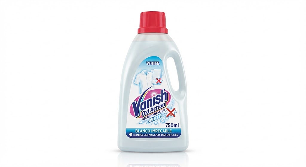 Vanish OXI Action Gel Quitamanchas White 750 ml Botella Plástico