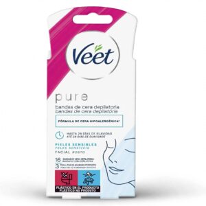 Veet Depilación Fría Facial Sensible Pure