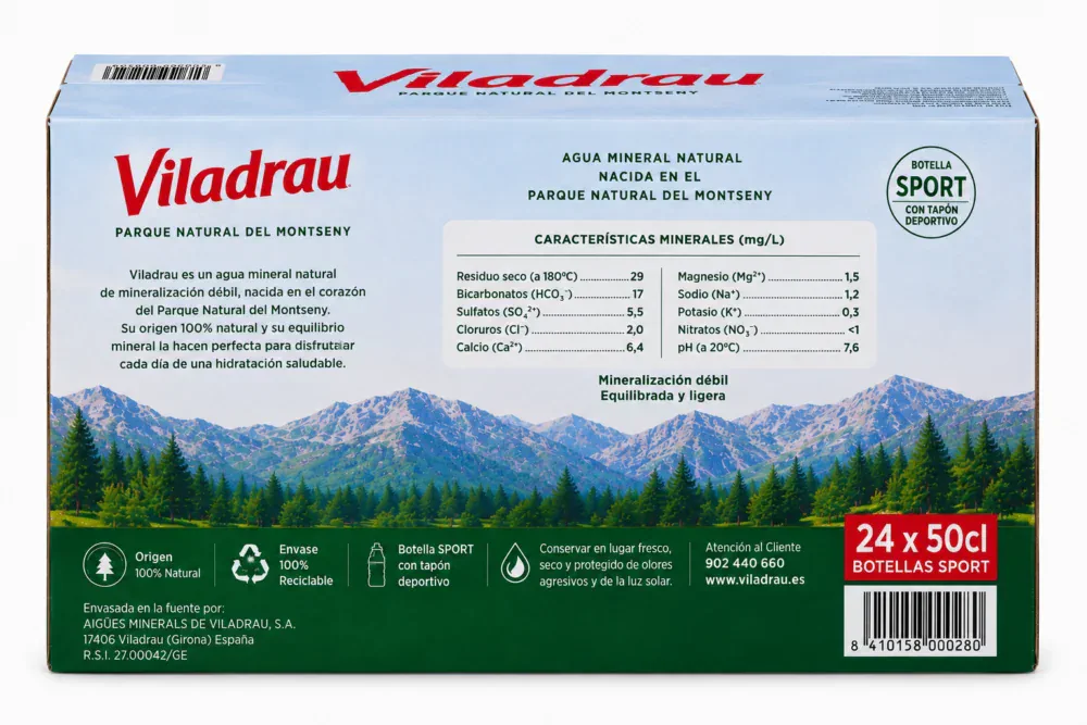 Viladrau Caja-24 (50 cl.)