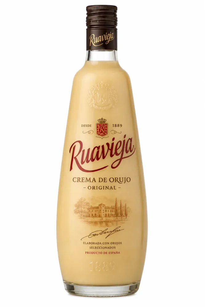Crema Orujo Ruavieja Botella 70 cl Cristal