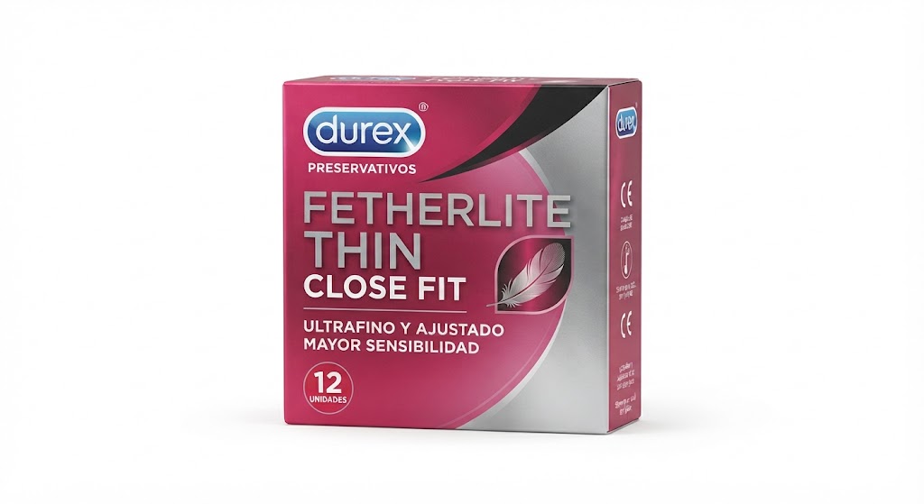 Durex Preservativo Featherlite Thin Close Fit 12 unidades
