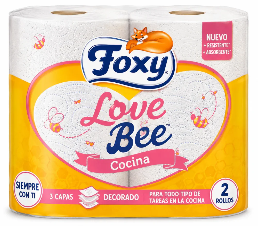 Foxy Cocina Love Bee 2 Rollos