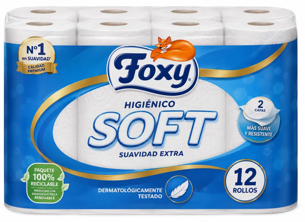 Foxy Papel HIG SOFT 2H 12R