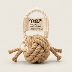 Juguete Perro Yute y Algodón Compostable Tltw23049