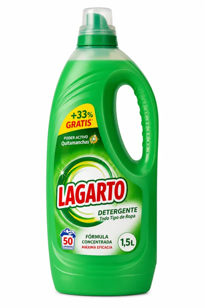 Lagarto Detergente 1,5 L.