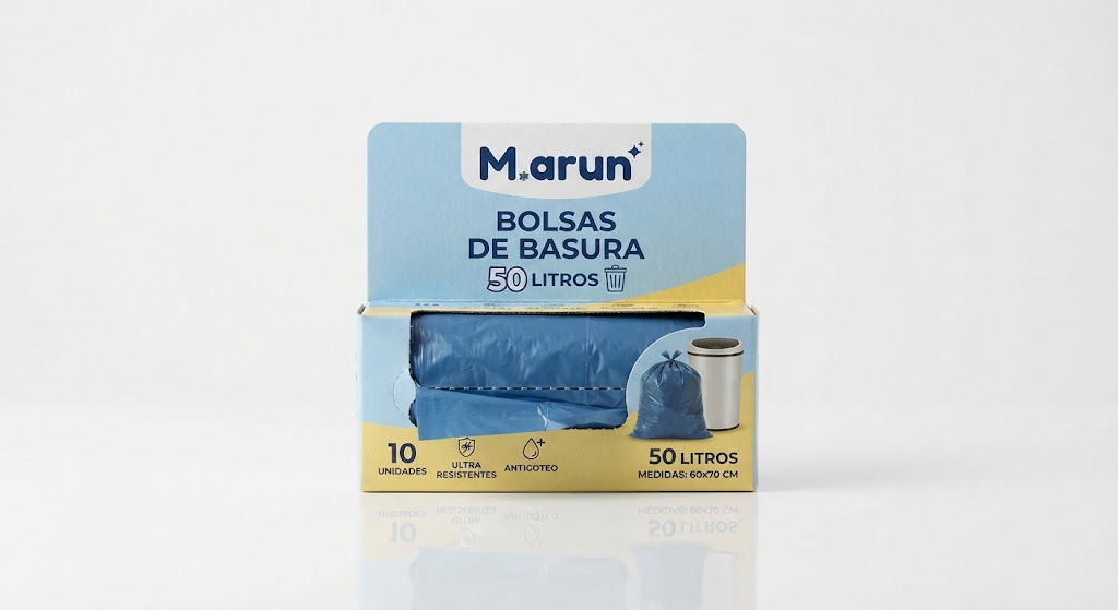 M.arun Bolsa Basura 10uds 50l