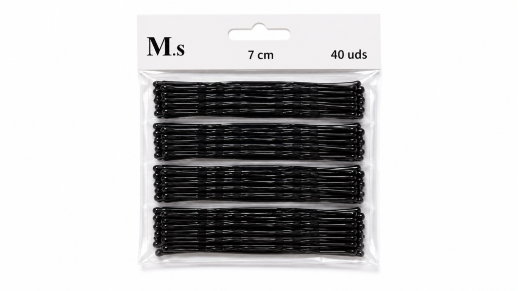M.s Horquilla Clip 7 Cm / 40 Uds