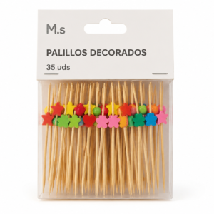 M.s Palillos Decorados 35 uds