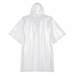 M.s Poncho Impermeable Transparente 120 Cm