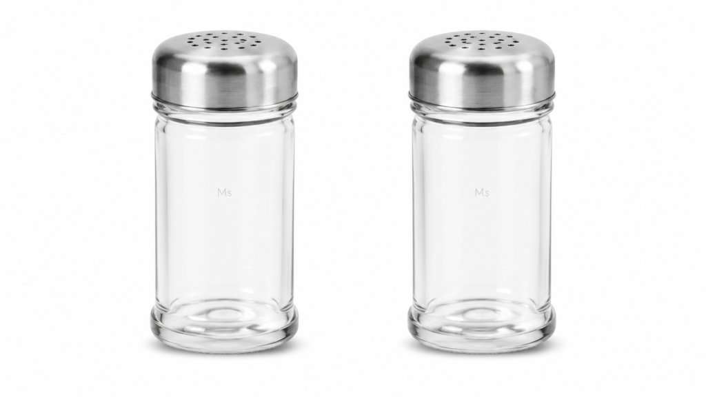 M.s Salero Cristal 50 ml / 2 uds