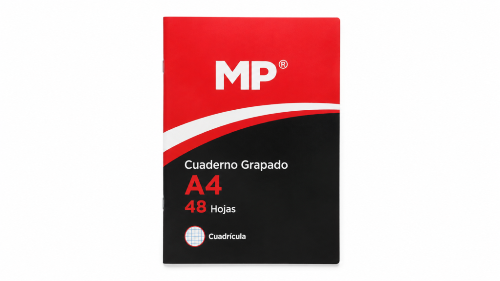 MP Cuaderno Grapado A4 48 Hojas Cuadricula