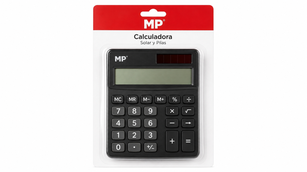 Mp Calculadora Solar y Pilas