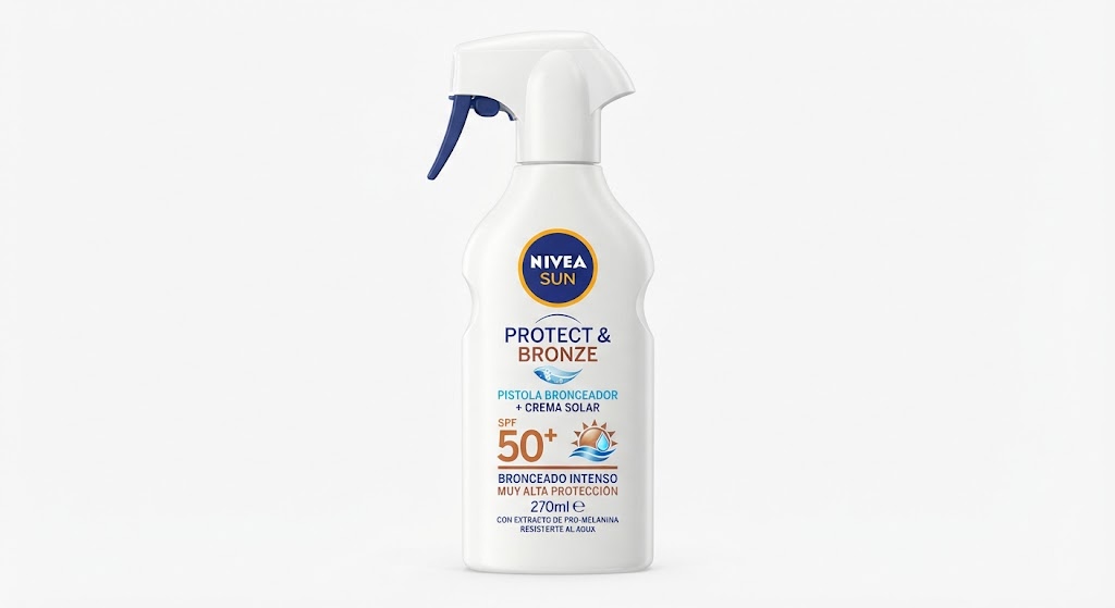 Nivea SUN Spf50 Pistola Bronceador + Crema Solar 270ML
