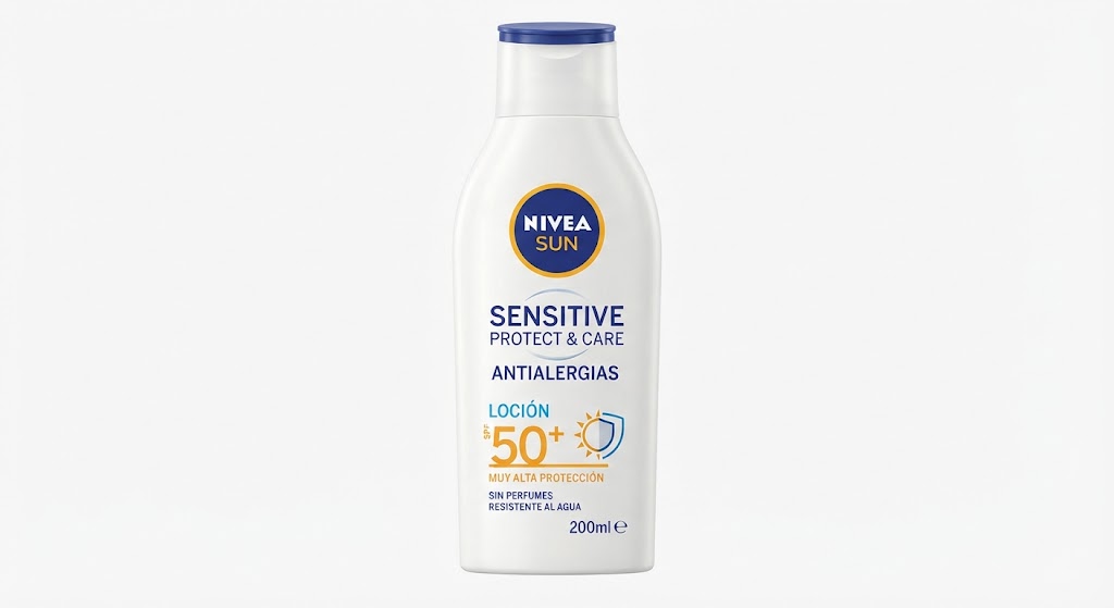 Nivea SUN Spf50+ Leche Sensitive Antialergias 200ML