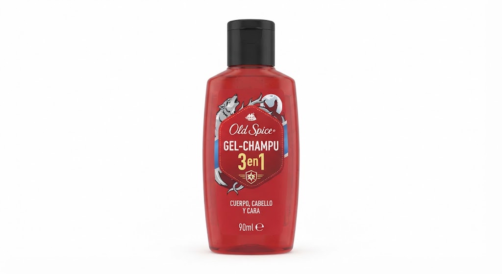 Old Spice Gel-champu 3en1 90ml Botella Plástico