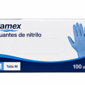 Pamex Guantes Nitrilo Talla M 100uds