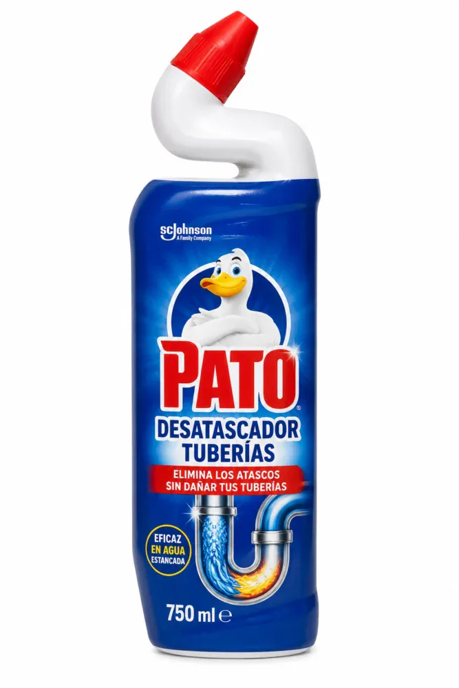 Pato Desatascador Tuberías 750 ml Botella Plástico