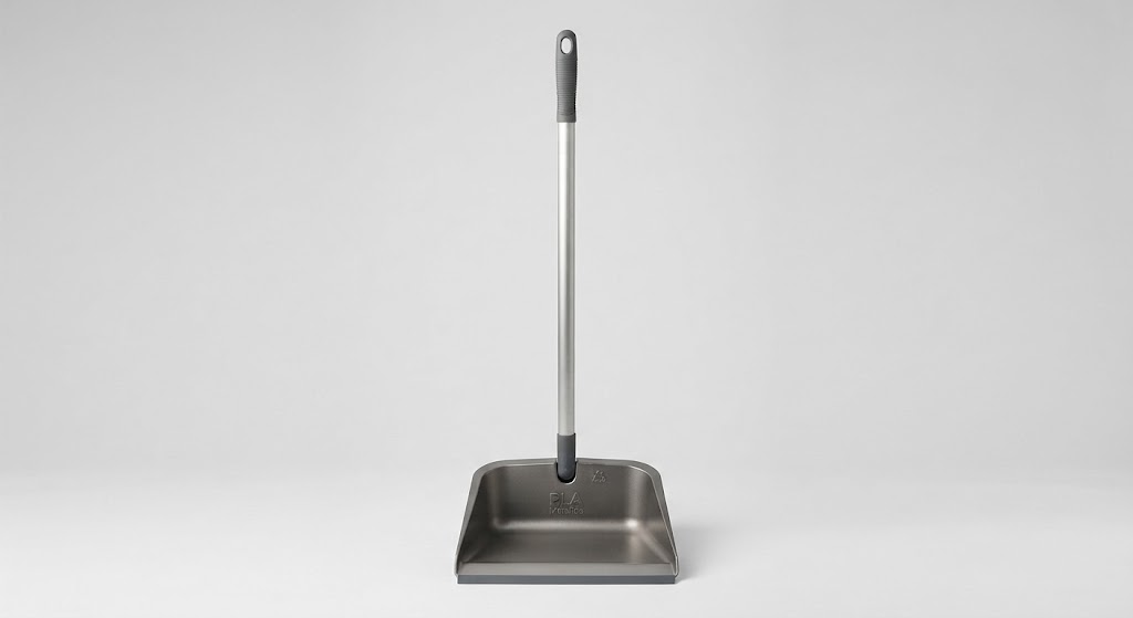 Recogedor PLA Metalico con Palo