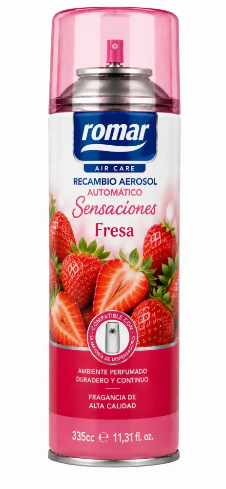 Romar Recambio Aerosol Automático Fresa 335cc Spray