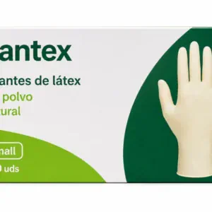 Santex Guantes Latex sin Polvo Natural Small 100uds