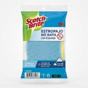 Scotch Brite Estropajo No Raya con Esponja