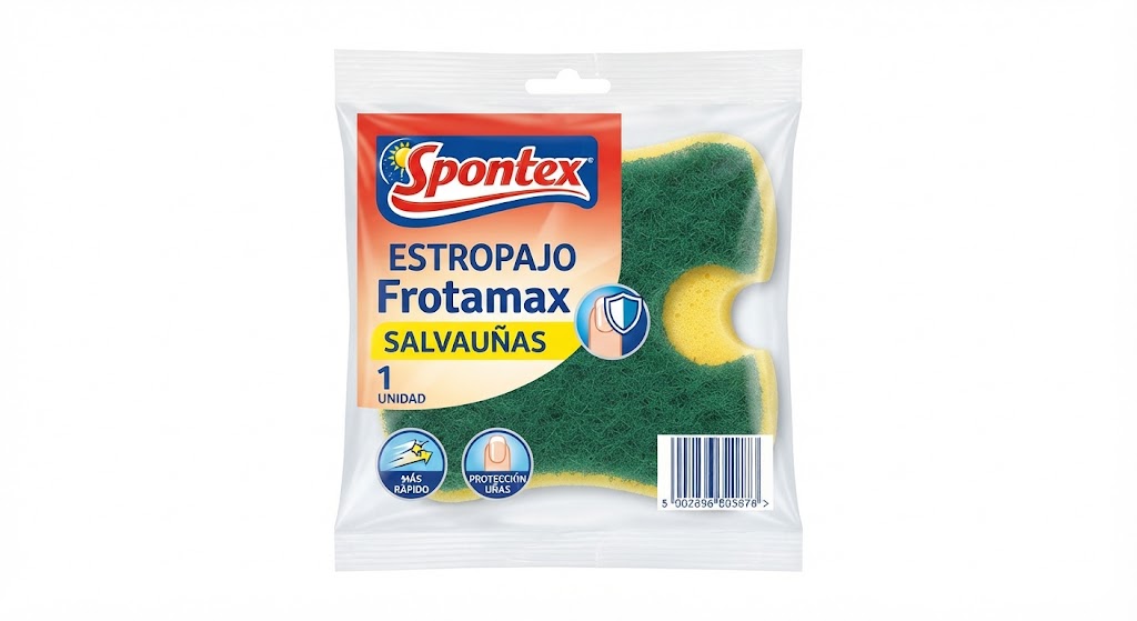 Spontex Estropajo Frotamax Salvauñas 1 Uds