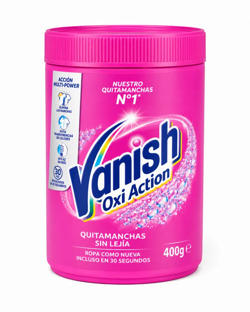 Vanish Quitamanchas Polvo PINK 400g