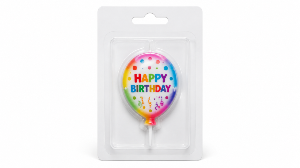 Vela Globo Happy Birthday 6cm