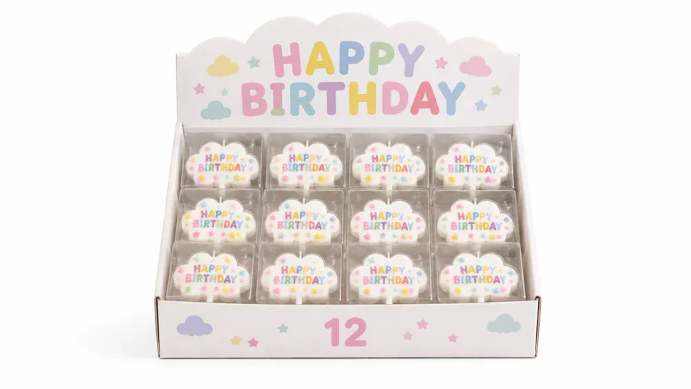 Vela Nube Happy Birthday