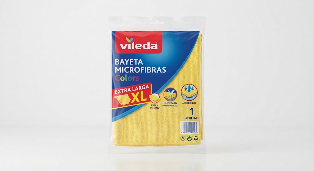 Vileda Bayeta Microfibras Colors Extra Larga XL 1 Ud