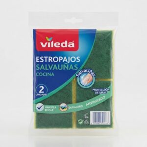 Vileda Estropajos Salvauñas Cocina 2ud / 1 gr