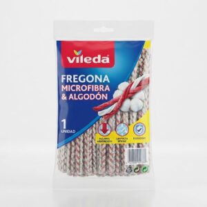 Vileda Fregona Microfibra Algodón