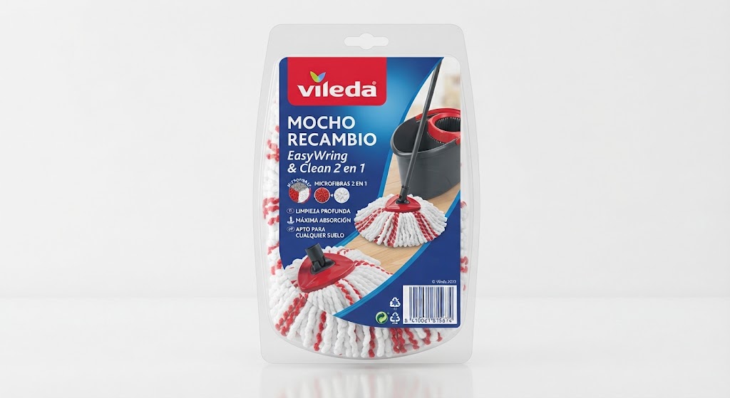 Vileda Mocho Recambio Easywring&clean 2 en 1